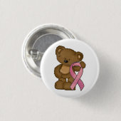 Brustkrebs-Bewusstseins-Buttonknöpfe klein Button (Vorne & Hinten)