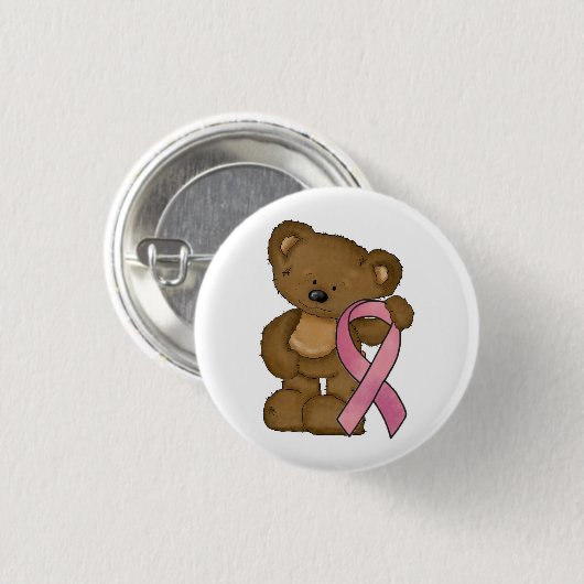 Brustkrebs-Bewusstseins-Buttonknöpfe klein Button (Vorne & Hinten)