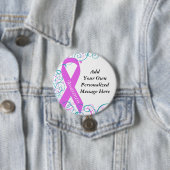 Brustkrebs-Bewusstseins-Knopf Button (Beispiel)