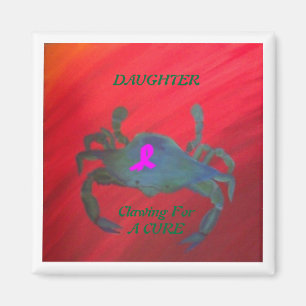 Brustkrebs-Bewusstseins-Krabben-Magnet Magnet