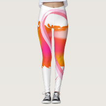 Brustkrebs-Bewusstseins-Leggings