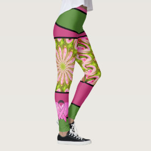 Brustkrebs-Bewusstseins-Leggings Leggings