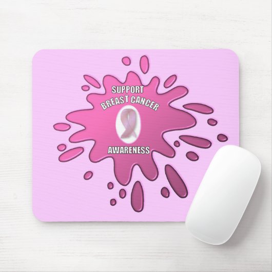 BRUSTKREBS-BEWUSSTSEINS-MAUSUNTERLAGE MOUSEPAD (Mit Mouse)