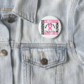 Brustkrebs-Bewusstseins-Monats-Herz 1,2 Button (Beispiel)