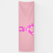 Brustkrebs-Bewusstseins-Party-Versorgungen und Banner (Vertikal)