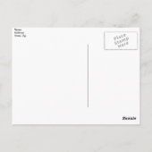 Brustkrebs-Bewusstseins-Postkarte Postkarte (Rückseite)