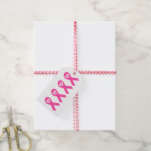 Brustkrebs-Bewusstseins-Rosa-Band Geschenkanhänger