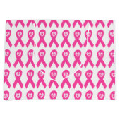 Brustkrebs-Bewusstseins-Rosa-Band HOFFNUNG populär Große Geschenktüte (Vorderseite)