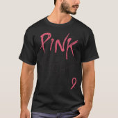 Brustkrebs-Bewusstseins-Rosa-Kampf-Brustkrebs R T-Shirt (Vorderseite)