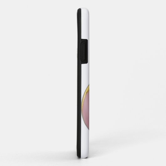 Brustkrebs-Bewusstseins-Schmetterling Case-Mate iPhone Hülle (Hinten/Rechts)