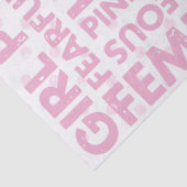 Brustkrebs-Bewusstseins-Seidenpapier Seidenpapier (Detail)