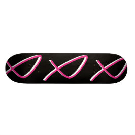 Brustkrebs-Bewusstseins-Skateboard - kundengerecht Skateboard