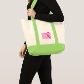 Brustkrebs-Bewusstseins-Tasche Tragetasche (Vorderseite (Produkt))