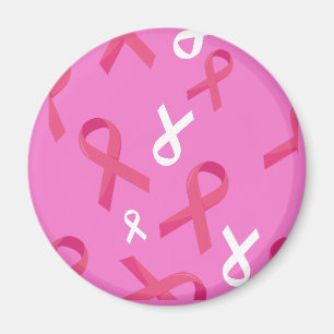 Brustkrebs-Bewusstseins-Überlebender Rosa Band  Magnet