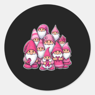 Brustkrebs-Bewusstseinsband Frauen Mädchen Runder Aufkleber