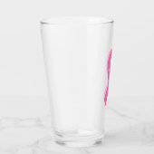 Brustkrebs-Bewusstseinsband mit Blume Glas (Rechts)