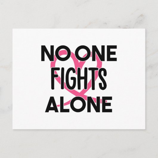 Brustkrebs-Bewusstseinsband Postkarte (Vorderseite)