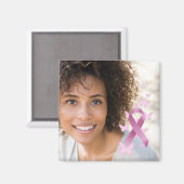 Brustkrebs-Bewusstseinsbildung Band-Foto Keepake Magnet (Vorderseite/Rückseite)