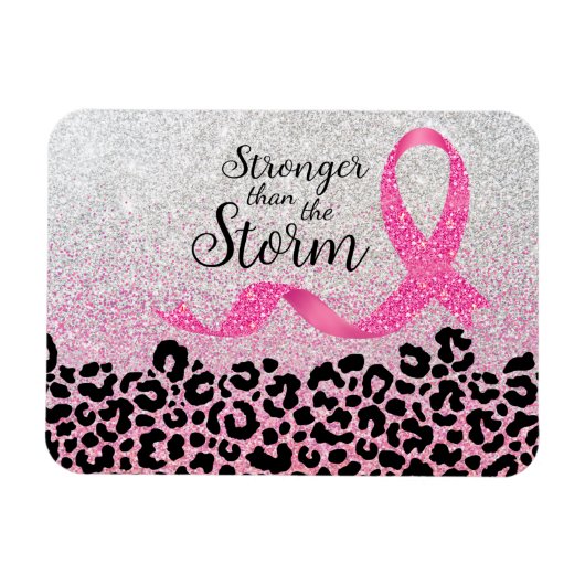 Brustkrebs-Bewusstseinsbildung Magnet (Horizontal)