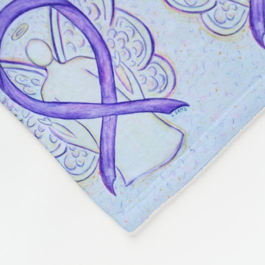 Brustkrebs-Bewusstseinsblanken Fleecedecke (Ecke)