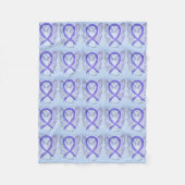 Brustkrebs-Bewusstseinsblanken Fleecedecke (Vorderseite)