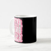 Brustkrebs-Bewusstseinskampf Kaffeetasse (Vorderseite Links)