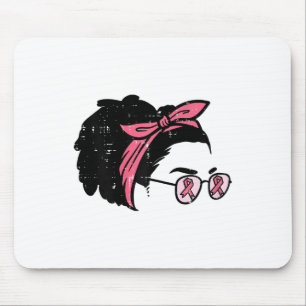 Brustkrebs-Bewusstseinslage bei Schwarzen Mädchen Mousepad