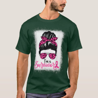 Brustkrebs-Bewusstseinslage Frauen Leopard Pri T-Shirt