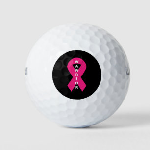 Brustkrebs-Bewusstseinsmonat des Kriegers rosa Rib Golfball