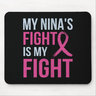 Brustkrebs-Bewusstseinsmonat Meine Nina kämpft Mousepad