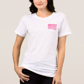 Brustkrebs-Bewusstseinsmonat PinkOctober Blend Tri-Blend Shirt (Vorderseite)