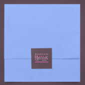 Brustkrebs-Bewusstseinsmonat Quadratischer Aufkleber