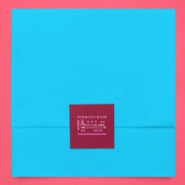 Brustkrebs-Bewusstseinsmonat Quadratischer Aufkleber