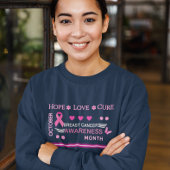 Brustkrebs-Bewusstseinsmonat Sweatshirt