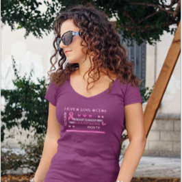 Brustkrebs-Bewusstseinsmonat T-Shirt