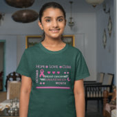 Brustkrebs-Bewusstseinsmonat T-Shirt