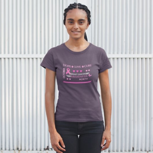 Brustkrebs-Bewusstseinsmonat T-Shirt