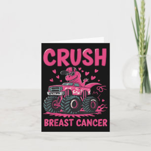 Brustkrebs-Bewusstseinsmonster Truck Pink T Karte