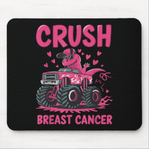 Brustkrebs-Bewusstseinsmonster Truck Pink T Mousepad