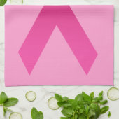 Brustkrebs-Bewusstseinsrosaband Küchentuch (Gefaltet)