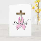 Brustkrebs-Bewusstseinsstärke Karte (Gelbe Blume)