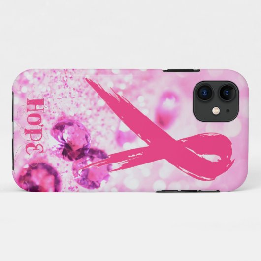 Brustkrebs-Bewusstseinstelefonkasten Case-Mate iPhone Hülle (Rückseite (Horizontal))