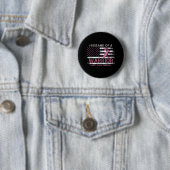 Brustkrebs-Bewusstseinsunterhalt eines Brustkrebse Button (Beispiel)