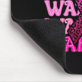 Brustkrebs-Bewusstseinswarrior Rosa Band rosa rosa Mousepad (Ecke)