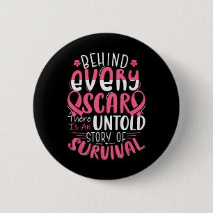 Brustkrebs-Bewusstseinswarrior Rosa Ribbon Brust Button