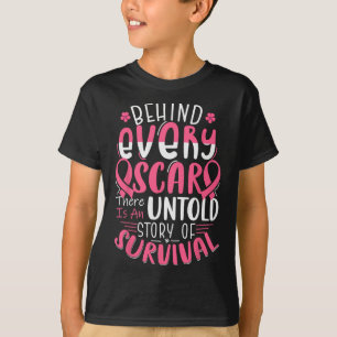 Brustkrebs-Bewusstseinswarrior Rosa Ribbon Brust T-Shirt