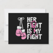 Brustkrebs-Boxen loben ihren Kampf gegen meine Kam (Rückseite)