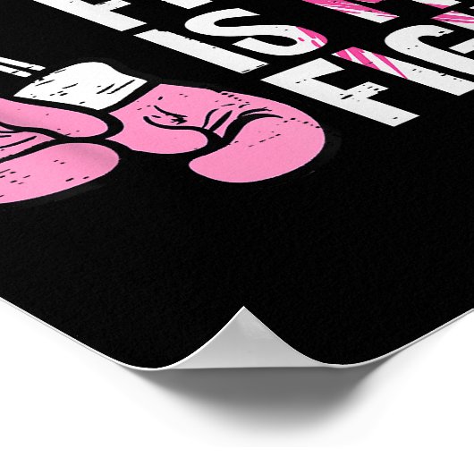 Brustkrebs-Boxen loben ihren Kampf gegen meine Kam Poster (Ecke)