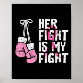 Brustkrebs-Boxen loben ihren Kampf gegen meine Kam Poster (Vorne)