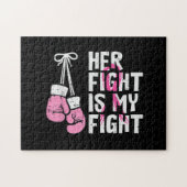 Brustkrebs-Boxen loben ihren Kampf gegen meine Kam Puzzle (Horizontal)